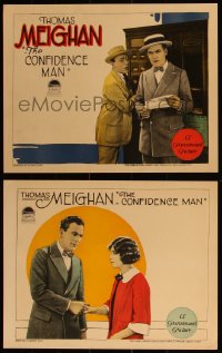 3y0726 CONFIDENCE MAN 2 LCs 1924 Thomas Meighan guarantees 1000 thrills & heart-throbs!