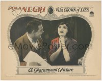 3y0593 CROWN OF LIES LC 1926 Pola Negri goes from servant girl to Queen of a mythical country, rare!