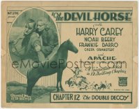 3y0523 DEVIL HORSE chapter 12 TC 1932 Harry Carey & Apache, The King of Wild Horses, Double Decoy!