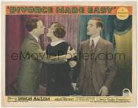 3y0600 DIVORCE MADE EASY LC 1929 Douglas MacLean watches Marie Prevost kiss another guy, ultra rare!