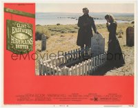 3y0618 HIGH PLAINS DRIFTER LC #8 1973 Clint Eastwood standing by grave of director Don Siegel!