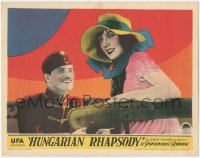 3y0625 HUNGARIAN RHAPSODY LC 1929 UFA German movie w/Lil Dagover released in U.S. by Paramount, rare!