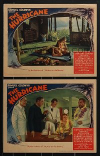 3y0731 HURRICANE 2 LCs 1937 Dorothy Lamour & Jon Hall, from the authors of Mutiny on the Bounty!