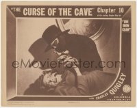 3y0628 IRON CLAW chapter 10 LC 1941 the villain attacking terrified Joyce Bryant, Curse of the Cave!!