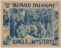 3y0631 JUNGLE MYSTERY chapter 12 LC 1932 Tom Tyler& Parker w/explorers & natives, Buried Treasure!