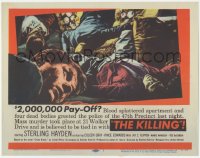 3y0538 KILLING TC 1956 Stanley Kubrick, classic artwork of dead bodies at the movie's climax!