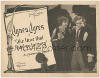 3y0539 LANE THAT HAD NO TURNING TC 1922 Agnes Ayres in early Victor Fleming silent, ultra rare!