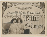 3y0541 LITTLE WOMEN TC 1919 Louisa May Alcott classic, Dorothy Bernard as Jo, Kelson, Lamon, rare!