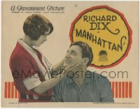 3y0639 MANHATTAN LC 1924 ventriloquist Richard Dix smiles at pretty Jacqueline Logan, ultra rare!