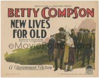 3y0549 NEW LIVES FOR OLD TC 1925 Betty Compson w/ soldiers, a dancer leading two lives, ultra rare!