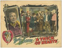 3y0670 TRICK OF HEARTS LC 1928 Hoot Gibson watches crazed female sheriff Rosa Gore with rifle, rare!