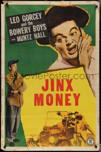 3y0937 LEO GORCEY & THE BOWERY BOYS 1sh 1953 great images of Leo Gorcey, Huntz Hall, Jinx Money!