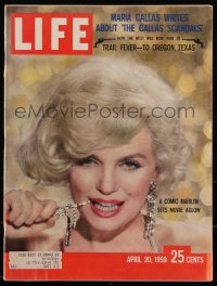 3y0355 LIFE magazine April 20, 1959 A Comic Marilyn Monroe Sets Movie Aglow!