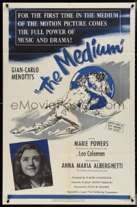 3y0955 MEDIUM 1sh 1952 Gian-Carlo Menotti directed opera adaptation, Leo Coleman, ultra rare!