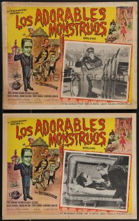 3y0048 MUNSTER GO HOME 5 Mexican LCs 1966 great images of Al Lewis, Yvonne De Carlo & Fred Gwynne!