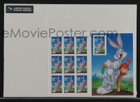 3y0441 BUGS BUNNY stamp sheet 1997 the famous Looney Tunes cartoon, contains 10 stamps!