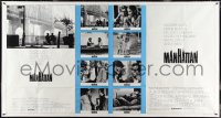 3y0421 MANHATTAN 1-stop poster 1979 w/classic image of Woody Allen & Diane Keaton by bridge!