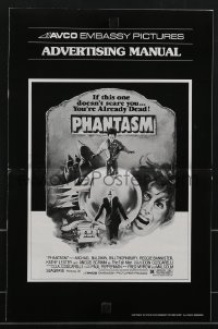 3y0370 PHANTASM pressbook 1979 if this one doesn't scare you, you're already dead!