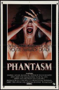 3y1014 PHANTASM 1sh 1979 if this one doesn't scare you, you're already dead, Joseph Smith art!