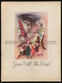 3y0321 GONE WITH THE WIND souvenir program book 1939 Margaret Mitchell's story of the Old South!