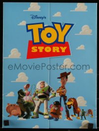 3y0439 TOY STORY die-cut screening program 1995 Disney & Pixar, cool Etch-A-Sketch design, very rare!