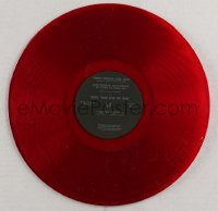 3y0034 GONE WITH THE WIND 33 1/3 RPM radio spots record R1968 open end interview, on solid red vinyl!