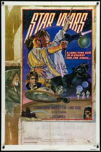 3y1071 STAR WARS style D NSS style 1sh 1978 George Lucas, circus poster art by Struzan & White!