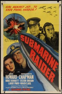 3y1076 SUBMARINE RAIDER 1sh 1942 Yanks heroically saving Pearl Harbor from the Japanese!