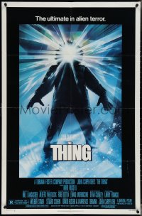 3y1097 THING 1sh 1982 John Carpenter classic sci-fi horror, Struzan, new credit studio style!