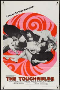 3y1109 TOUCHABLES 1sh 1968 Judy Huxtable in five-way love, psychedelic love in the fifth dimension!