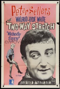 3y1119 TWO-WAY STRETCH 1sh 1961 Peter Sellers breaks out of jail & then back in, sexy Liz Frazer!