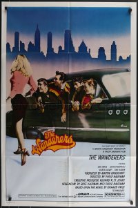 3y1126 WANDERERS 1sh 1979 Ken Wahl in Kaufman's 1960s New York City teen gang cult classic!