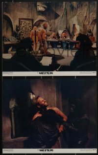 3y0305 PLANET OF THE APES 8 color 11x14 stills 1968 Charlton Heston, Linda Harrison, classic sci-fi!