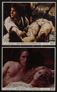 3y1577 ANDY WARHOL'S FRANKENSTEIN 5 8x10 mini LCs 1974 Joe Dallessandro, Paul Morrissey!