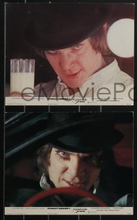 3y1567 CLOCKWORK ORANGE 7 color 8x10 stills 1972 Stanley Kubrick, Malcolm McDowell, X-rated!