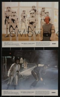 3y1562 EMPIRE STRIKES BACK 8 8x10 mini LCs 1980 George Lucas classic, cool images w/slugs!