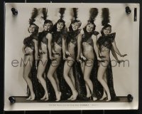 3y1621 GEORGE WHITE'S SCANDALS 2 8x10 stills 1934 great images of sexy showgirls posing!