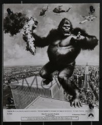 3y1563 KING KONG 8 8x10 stills 1976 great images of sexy Jessica Lange & BIG Ape + Berkey artwork!