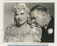 3y1444 MY LITTLE CHICKADEE 8x10 still 1940 best c/u of W.C. Fields nuzzling sexy Mae West!