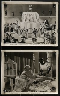 3y1608 ROMAN SCANDALS 3 8x10 stills 1933 great images of wacky Eddie Cantor and cast, 1 in blackface!