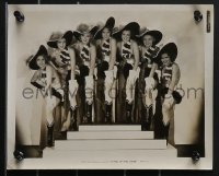 3y1633 STAND UP & CHEER 2 8x10 stills 1934 seven beautiful female dancers including Anne Nagel!