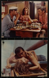 3y0377 PURPLE NOON 4 French LCs 1960 Rene Clement's Plein Soleil, Alain Delon, Marie Laforet!