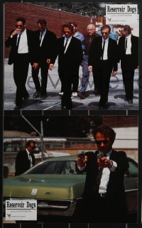 3y0378 RESERVOIR DOGS 8 French LCs 1992 Quentin Tarantino, Harvey Keitel, Steve Buscemi, Chris Penn!