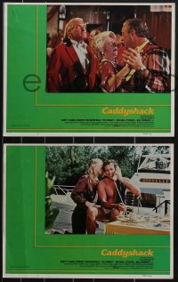 3y0714 CADDYSHACK 3 LCs 1980 Chevy Chase Dangerfield, Cindy Morgan, Ted Knight, golf classic!