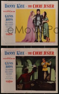 3y0682 COURT JESTER 8 LCs 1955 classic wacky Danny Kaye, Glynis Johns, Basil Rathbone