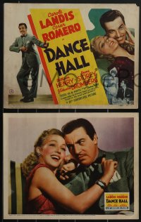 3y0684 DANCE HALL 8 LCs 1941 great images of pretty Carole Landis & Cesar Romero, Irving Pichel!