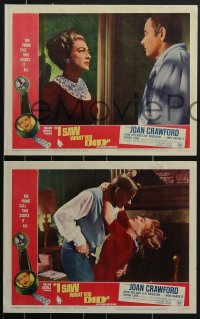 3y0686 I SAW WHAT YOU DID 8 LCs 1965 Joan Crawford, John Ireland, William Castle!