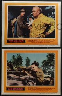 3y0718 KILLING 3 LCs 1957 directed by Stanley Kubrick, Sterling Hayden, classic film noir crime!