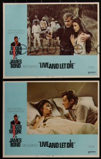 3y0687 LIVE & LET DIE 8 East Hemi LCs 1973 Roger Moore as James Bond, Jane Seymour, Yaphet Kotto!