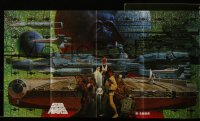 3y0347 TOWN MOOK Japanese magazine 1978 includes 2-sided poster w/Star Wars Noriyoshi Ohrai art!